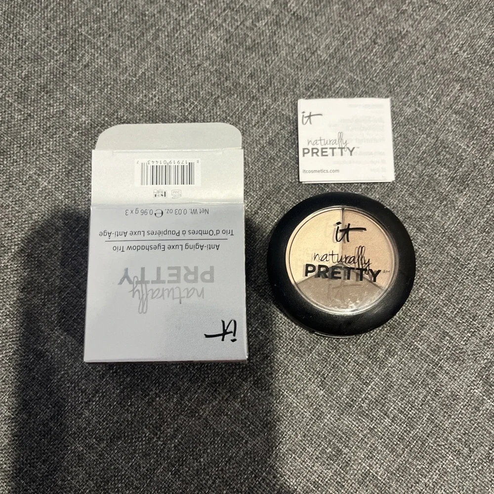 it COSMETICS Naturally Pretty Eyeshadow Trio Pretty In Winter 0.03 oz. NIB